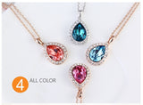 NLFA098 Classic Big Water DropPendant Necklace