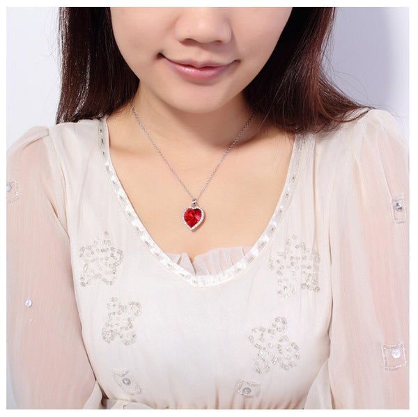 NLFA053 Charm Loving Heart Pendant Necklace