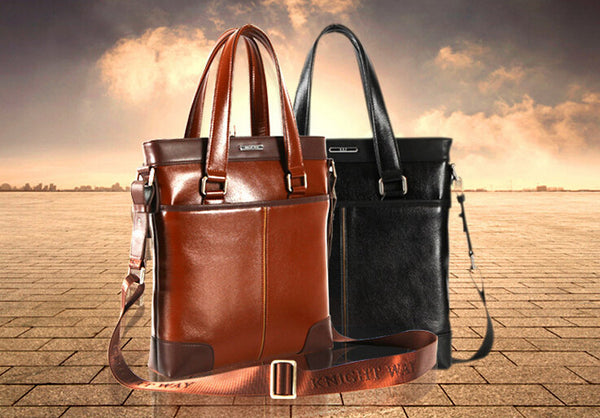 Fashion Dark Edges Briefcase Messenger
