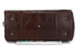 Fashionable Durable Solid Brown Duffle Travel Bag