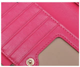 Metallic Colorblock  Mesh Women Wallet
