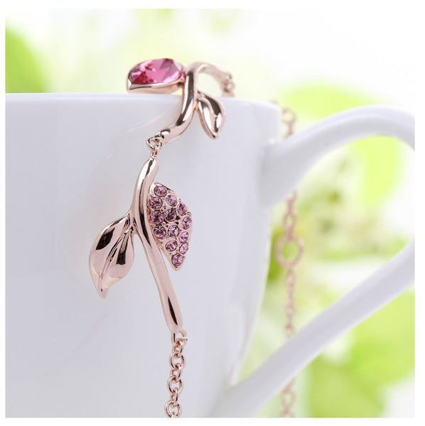 BLFA009 Fashion Charm Rose Branch Bracelet