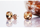 ERFA032 Trendy Charm Gleaming Button Stud Earrings