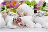 RiFA009 Fashion Charm Trio of Balls Ring