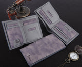 Charm light Purple Mini Mesh Solid Wallets