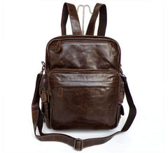 Charm Solid Chocolate Backpack Travel Bag