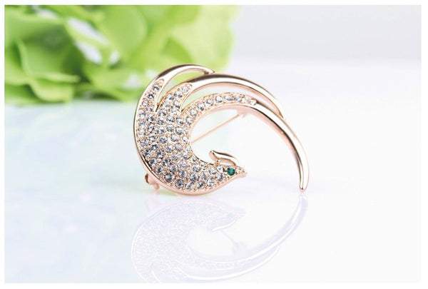 JRFBC001 Fashion Charm Phoenix Brooch