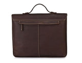 Classic Fashion Solid dark Brown Briefcase Messenger