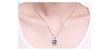 NLFA176 Charm Water Drop In Ocean Pendant Necklace