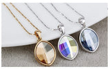 NLFA312 Trendy Water Drop Pendant Necklace