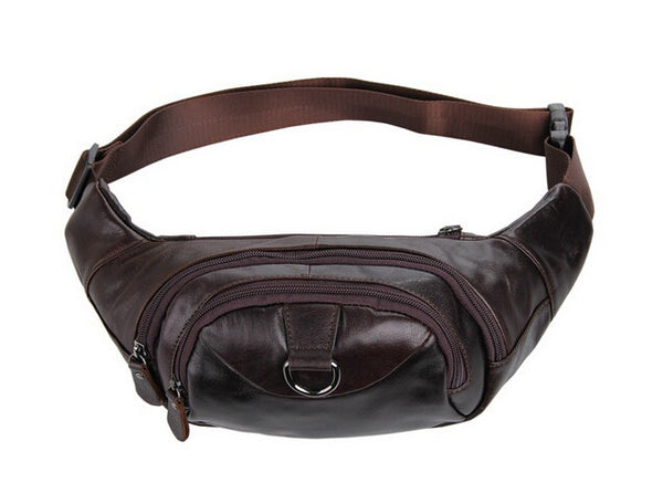 Fashion Durable Coffee Waist Bag