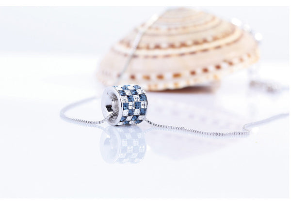NLFA075 Charm Thick Loop Pendant Necklace