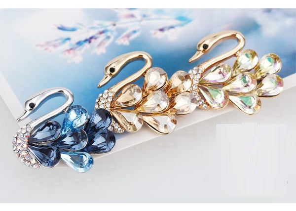 JRFBC004 Fashion Charm Swan Brooch