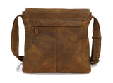 Classic Manhood Solid Brown Crossbody Messenger