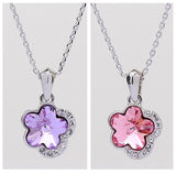 NLFA207 Charm Flower  Pendant Necklace