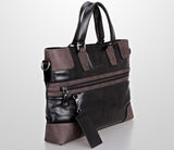 Fashion Coffee Edges Black Briefcase
