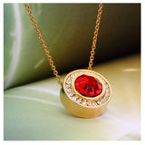 NLFA020 Fashion Circle Pendant Necklace