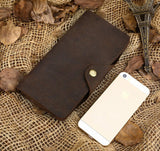 Classic Durable Solid Brown Wallet