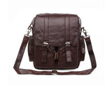 Charm Solid Coffee Color Backpack