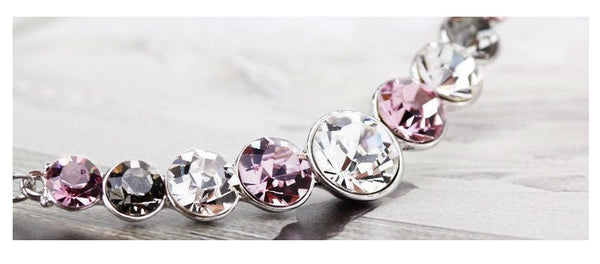 NLFA030 Charm Water Drop Link Pendant Necklace