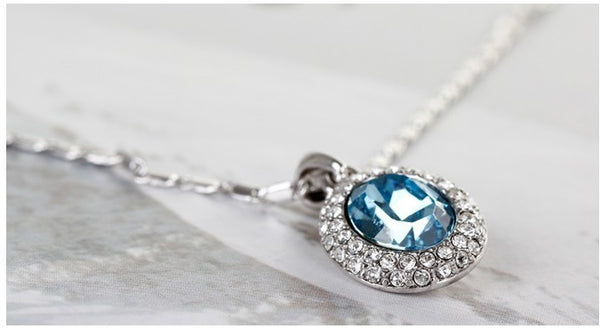 NLFA056 Classical Water Drop Pendant Necklace