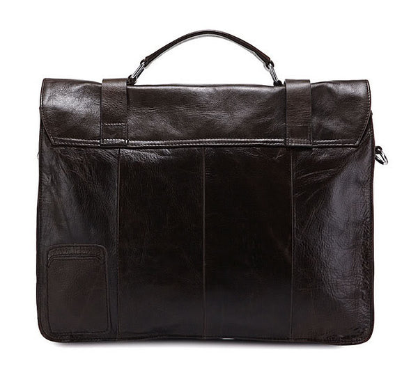 Fashion Gentleman Must-have Solid Briefcase Messenger