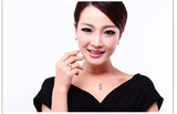 NLFA017 Charm Swan Pendant Necklace