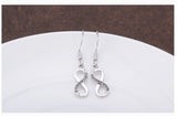 ERFA238 Fashion Charm Infinity of Love Dangle Earrings