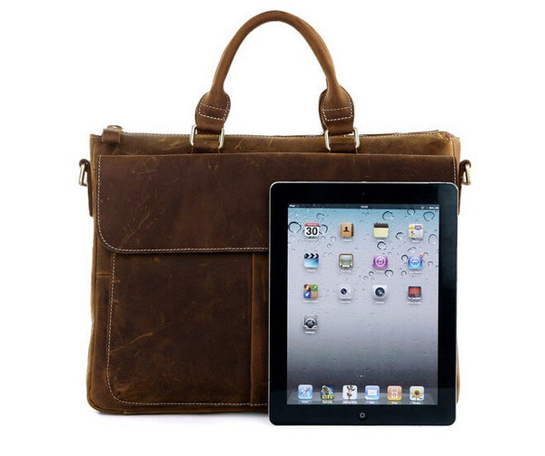 Fashionable Good Man Solid Brown Briefcase Briefcase