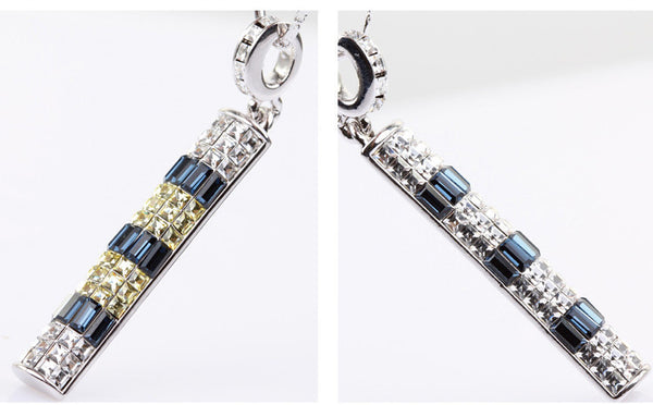 NLFA090 Fancy Bamboo Pendant Necklace