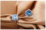 RiFA017 Fashion Charm Blue Ring