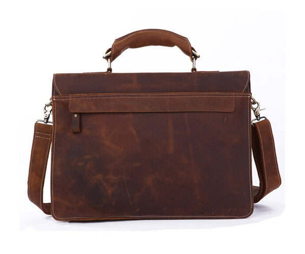Fashion From the Mars Solid Brown Briefcase Messenger