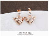 ERFA217 Fashion Charm Beauty Fox Stud Earrings