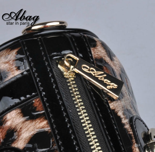 Leopard Crossbody Doctor Bag