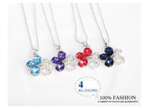 NLFA266 Charm Five-Leaf Clover Pendant Necklace