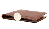 Vintage Solid Brown Charm Wallet