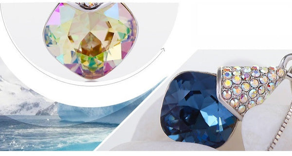 NLFA077 Fashion Water Drop Pendant Necklace