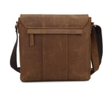 Charm Solid Brown Briefcase Messenger