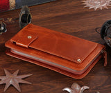 Charm Solid Brown Men Key Case Wallet