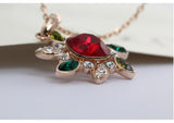 NLFA069 Classical Sunflower Pendant Necklace
