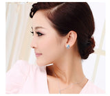 ERFA219 Trendy Classical Blossoming Flower Stud Earrings