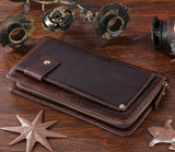 Charm Solid Brown Men Key Case Wallet