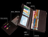 Fashion Two Color Options Brown Black Men Wallet