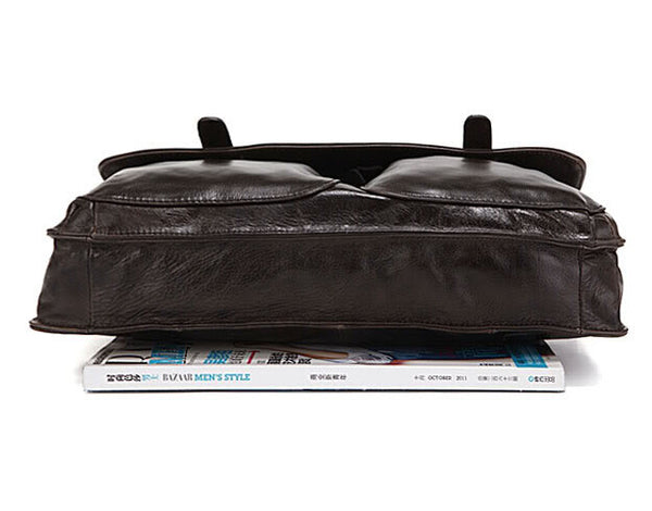 Fashion Gentleman Must-have Solid Briefcase Messenger