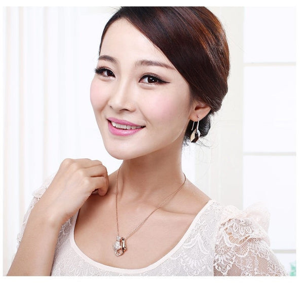 ERFA215 Fashion Charm Fancy Stone Dangle Earrings