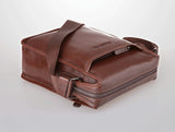 Vintage Solid Roomy Brown Messenger