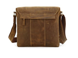 Charm Solid Brown Briefcase Messenger