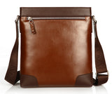 Fashion Dark Edges Brown Briefcase Messenger Bag