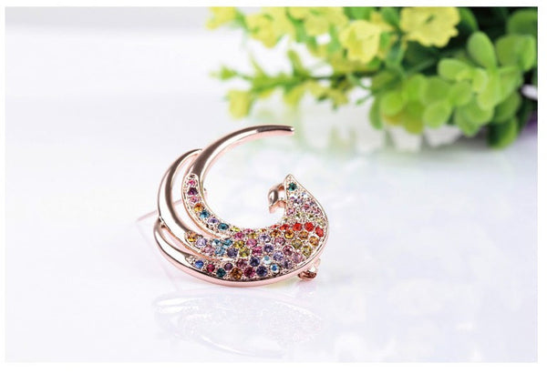 JRFBC001 Fashion Charm Phoenix Brooch