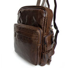 Charm Solid Chocolate Backpack Travel Bag